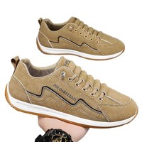 Chaussures de course pour hommes haut de gamme à semelle souple, imprimé animal, bande élastique, résistantes à l'usure, baskets décontractées élégantes, chaussures confortables