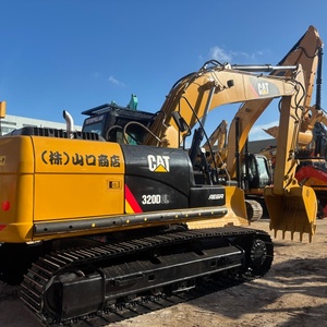 Chargeuse sur chenilles hydraulique jaune pour excavatrice 320D, équipement de construction robuste, avec godet de 1,15 m, boîte de vitesses et pompe - Product Image 3