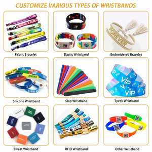 Bracelets personnalisés en vinyle PVC pour événements VIP, concerts, enfants, etc. - Product Image 4