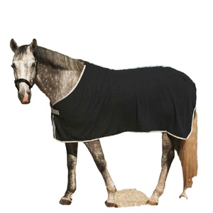 ผ้าห่มม้าสีดำสำหรับขนแกะขั้วโลกสบายและมีประสิทธิภาพม้าขนแกะหรูหราพรมที่มั่นคงสำหรับสโมสรขี่ม้า - Product Image 2