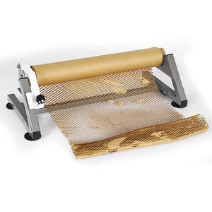 Rollo de papel de nido de abeja de calidad alimentaria para llenar huecos Logística tampones envolturas de embalaje para evitar que se caigan y se rompan - Product Image 3