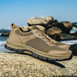 Zapatillas Deportivas de Hombre, Talla Grande, Suela MD, Parte Superior de Malla Transpirable, Diseño con Cordones para Correr, Caminar en Primavera/Verano - Product Image 2