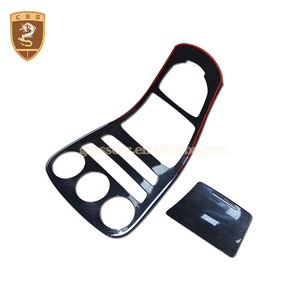 2PCS Garnitures intérieures de contrôle central en fibre de carbone pour <span class=keywords><strong>Mercedes</strong></span> Benz <span class=keywords><strong>Classe</strong></span> <span class=keywords><strong>C</strong></span> <span class=keywords><strong>W205</strong></span> Accessoires Auto - Product Image 3