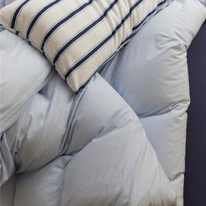 Parure de lit 4 pièces unie en <span class=keywords><strong>jersey</strong></span> de coton 100 %, <span class=keywords><strong>housse</strong></span> de couette, drap plat, drap-<span class=keywords><strong>housse</strong></span>, assortiment pour chambre à coucher - Product Image 4