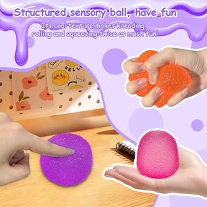 Gumdrop Squeeze <b>Squishies</b> Slow Rising Glitter Square Stress Balls Fidget Sensory Toys For Adults Anxiety Relief Pull And - Product Image 2
