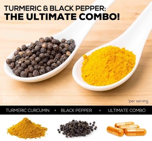 Kurkumin kunyit dengan BioPerine 95% kurcuminoid dengan lada hitam untuk suplemen penopang sendi penyerapan terbaik grosir OEM - Product Image 4