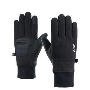 Guanti Unisex personalizzati da donna Unisex da donna uomo in pile polare con Modulare a dito intero invernale - Product Image 3