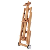 JQ Cadre photo naturel Peinture à l'huile professionnelle Art Chevalet en bois Mini chevalet en bois Stand pour enfants Mariage