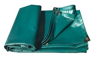 Bâche enduite de PVC de couverture imperméable de pare-soleil résistant à la pluie ignifuge pour des camions soudant la toile d'isolation ignifuge - Product Image 5