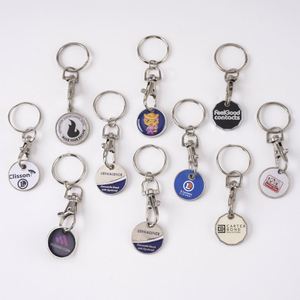 Llavero con ficha de moneda para carrito de compras X926, llaveros con ficha para carrito de supermercado - Product Image 3