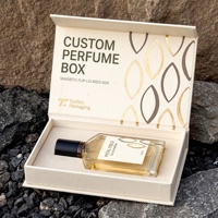 Boîte cadeau de luxe personnalisée pour Cologne blanche et boîte de présentation de parfum magnétique avec boîte en papier parfumé pour emballage de parfum