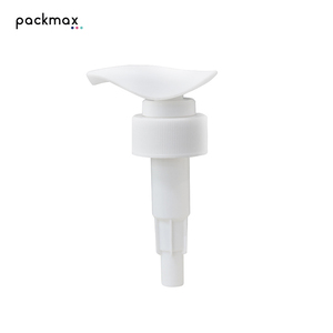 <b>Leaf</b>-shaped Nozzle Built-in Threaded Switch 32-tooth PP Press-type Portable Lotion Pump for Bottles Conditioner Shower Gel - Product Image 2