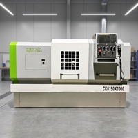 Tour CNC horizontal haute précision CK6150, système GSK, lit plat automatique, industriel, 4 axes, moteur 220V, tournage de métaux de moyenne intensité