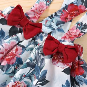 Kids Sets Clothes Toddler Baby Girls Cotton Floral Skirts Romper <b>Suits</b> With Lace Strap of China - Product Image 6