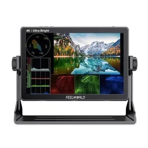 Lut11s 10.1 Inch Ultra High Bright 2000nit Dslr Camera Field Monitor Touch Screen With F970 External Power And Install