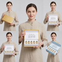Boîtes rigides de luxe pour flacons vides, fermeture magnétique à clapet, finition mate, emballage pour crème pour le visage, boîte cadeau personnalisable