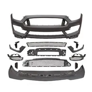 Bumpers Body kit Black Plastic Front Bumper For Ford Mustang 2015-2021 GT350 R