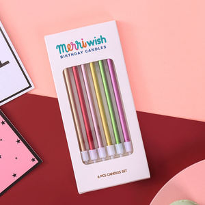 Colore arcobaleno a buon mercato che soffia fuori elegante glitter scintillante personalizzato metallo creativo torta del bambino candele di compleanno a spirale felice per i bambini - Product Image 3