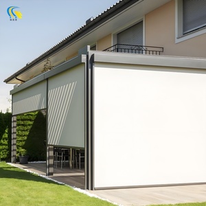 Moderni avvolgibili antivento alimentati <span class=keywords><strong>a</strong></span> <span class=keywords><strong>batteria</strong></span> per cucina e sala da pranzo per alberghi con telecomando sensore - Product Image 2