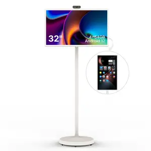 Smart 21.5 24 32 Inch Mobiele LG Stanbyme Incell Touch Screen Lcd Draadloze Android Monitor Met Usb