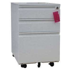 Archivador Metálico Móvil con Ruedas y 3 Cajones, con Cerradura, para Oficina Moderna, en Oferta - Product Image 6