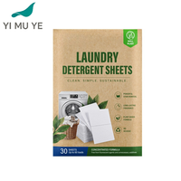 Tablettes de lessive sans plastique, bandes de lavage pratiques pour les voyages, nettoyage en profondeur puissant