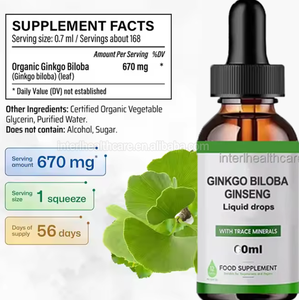 Ausreson <span class=keywords><strong>Ginkgo</strong></span> <span class=keywords><strong>Biloba</strong></span> Drops Keto Proporcionar energía Extracto de raíz Suplemento OEM Ginseng <span class=keywords><strong>Ginkgo</strong></span> <span class=keywords><strong>Biloba</strong></span> Extracto Oral Líquido - Product Image 3