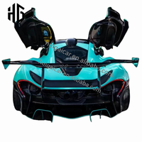 P1 GTR Kit de carrosserie en Fiber de carbone pour Mclaren P1 Facelift Upgrade GTR Style Pare-chocs de voiture Aileron arrière Jupes latérales Kit de carrosserie automatique