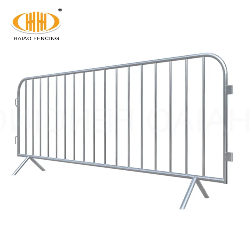 Porte-vélo de style français barricade barrières de sécurité en métal pour le contrôle des foules à vendre