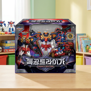 Figurine robot SANG Miniforce 7 Tri Ga Legacy Edition, échelle 1:18, jouet Transformers pour enfants de 8 à 13 ans - Product Image 2