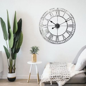 Đồng Hồ Kim Loại Treo Tường Kiểu Cổ Thiết Kế Độc Đáo Ngoại Cỡ Không Ồn Bán Chạy - Product Image 6