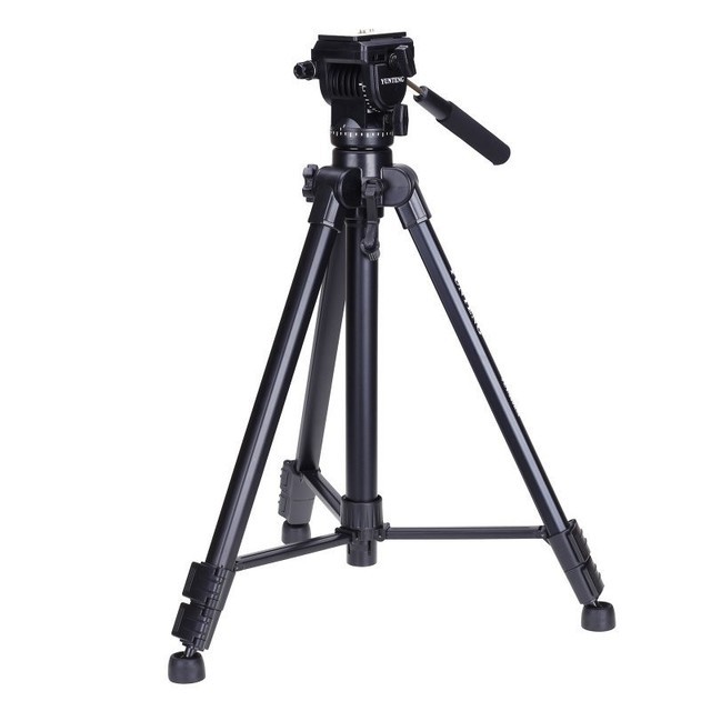 YUNTENG VCT-880RM Universal Aluminum Alloy 360 Degree Rotation Camera Tripod Anti-Skid Design Tripod for Phone With Tripod Stand