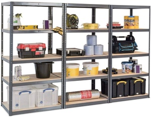 Cheap price metal industrial boltless stacking shelves rack warehouse storage display racks for sale