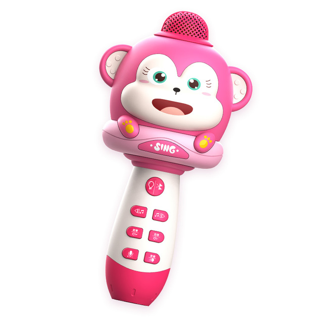 Multifunction Musical Toy Microphone Change Voice Plastic Microphone for Children
