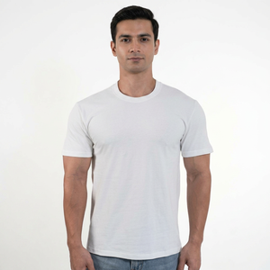 Men's T-shirt Cotton Solid Color t shirt Men Causal O-neck Basic <b>Tshirt</b> Male High Quality - Product Image 1