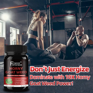 Extraits de plante de Haute Qualité de Horny Goat Weed avec Racine de Maca Noire pour le Soutien Énergétique Masculin – Capsules de Horny Goat Weed - Product Image 2