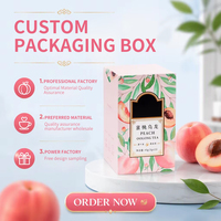 Personalización de la caja del cajón de la bolsa de Té de limón, personalización de la caja de papel de la tarjeta blanca respetuosa con el medio ambiente