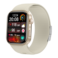 Reloj Inteligente S191 con ECG para la Salud, Pantalla AMOLED 2026, Monitor de Ritmo Cardíaco, SOS, Rastreador de Salud Preciso para Hombres (Dispositivo No Médico)