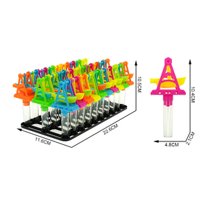 Jouet de bonbons vide avec dessin animé sifflet parc d'attractions bateau pirate en forme de tube distributeur de conteneurs de bonbons durs pour les enfants - Product Image 1