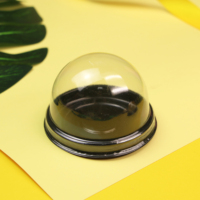 Boîte de rangement transparente de qualité alimentaire pour gâteaux, pâtisseries, gâteaux de lune, et mini-gâteaux, idéale pour les feuilletés au jaune d'œuf