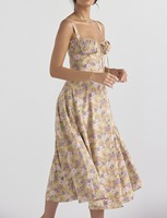 Vestido Largo de Verano de Alta Gama, Estilo Camisola, Estilo Elegante, Estilo Francés, Multicolor, Venta al por Mayor, Vestidos Casuales