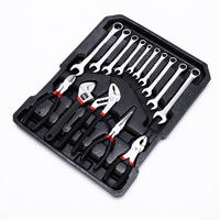 Kit d'Outils Ménagers 187 Pièces, Ensemble de Réparation Automobile, Boîte à Outils Portable pour Réparation de Voiture