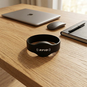 Braccialetto in Silicone NFC Impermeabile 13.56MHz con Chip RFID 1k, Ecologico con Codice QR per Identificazione e Membership - Product Image 4