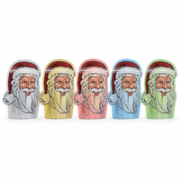 Sachet Doypack en forme de Père Noël, à faible MOQ, résistant à l'humidité, pour l'emballage de bonbons et aliments pour enfants, idéal pour les petites entreprises et les cadeaux.