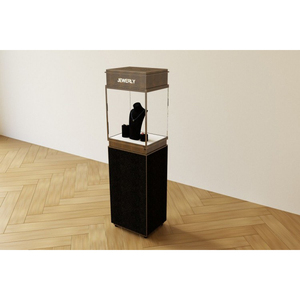 Comptoir de présentation de bijoux <span class=keywords><strong>Pandora</strong></span> pour la vente au détail, éclairage LED, verre trempé écologique, design personnalisable pour les bijouteries - Product Image 1