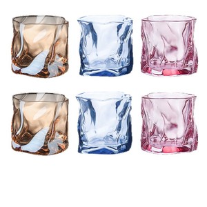 Bicchiere di vetro attorcigliato di alto valore piccola ragazza brilla Whisky vetro isolato per vino straniero e acqua domestica - Product Image 5