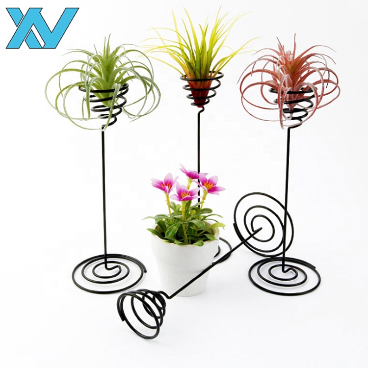 Стол для демонстрации украсить цветочных растений держатель ящик для хранения вещей из металлической проволоки стойки