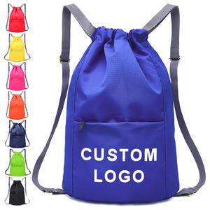 IDEA GIFT Wholesale Oxford waterproof <b>Drawstring</b> Bag Custom Logo Sport Gym Bag <b>Drawstring</b> Bag with custom printed logo - Product Image 1