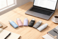 Memoria USB 2.0 Personalizada con Logotipo, Alta Velocidad, hasta 32 GB, para Almacenamiento de Datos en Computadoras y Automóviles, con Dos Años de Garantía