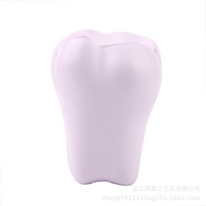 Pu Foam Tooth Fidget Toy High <b>Rebound</b> Stress Reliever Cartoon Shape For Kids 8 13 Years Unisex - Product Image 2